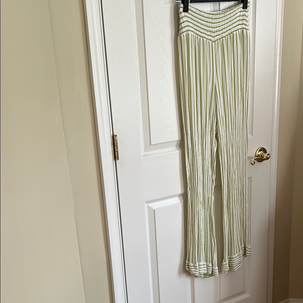 BillaBong Striped Wide-Leg Pants EUC Size L